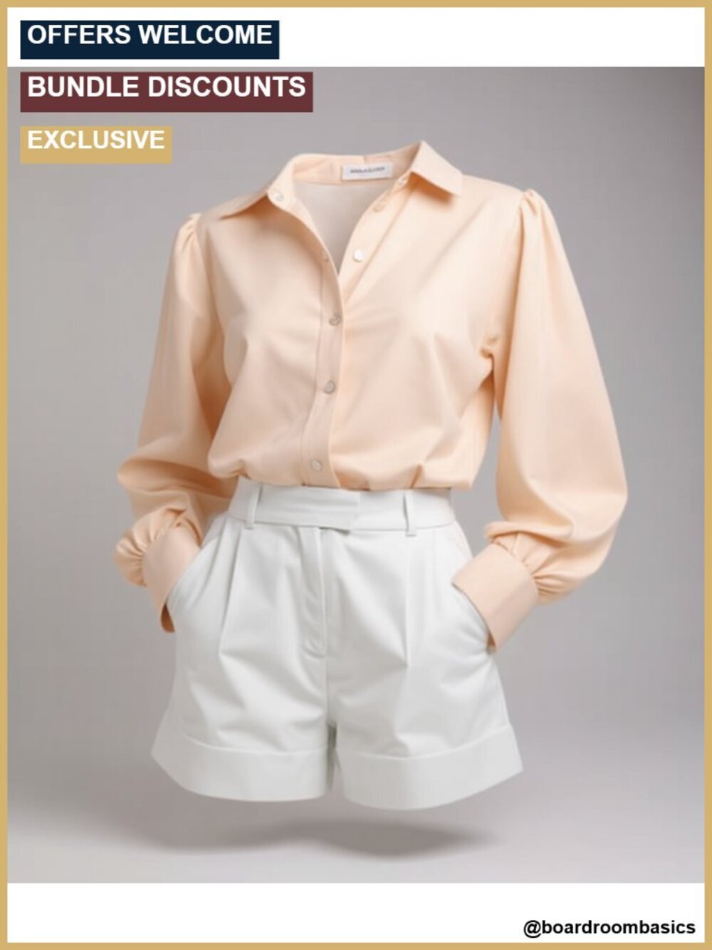 Satin Blouse Button Down Lantern Long Sleeve Work Business Casual Dressy Top